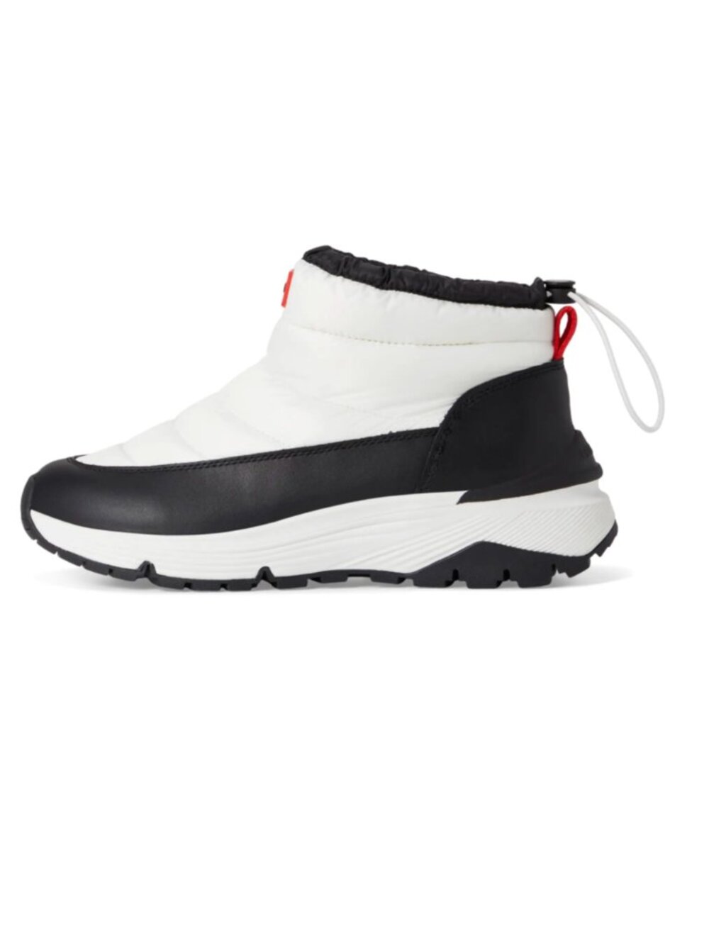 NWT  $150 Hunter Anne Waterproof Snow Boots White/Black Pull On Quilted Women's - Picture 4 of 12